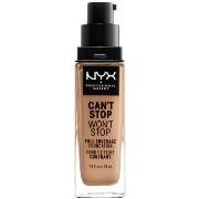 Fonds de teint &amp; Bases Nyx Professional Make Up Can't Stop Won't S...