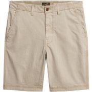Short Superdry Officier chino shorts gris chateau