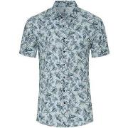 Chemise Desoto Short Sleeve Jersey Chemise Impression Bleu Clair