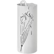Paniers, boites et corbeilles Unimasa Porte-parapluies blanc en métal ...