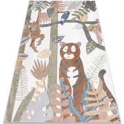 Tapis Rugsx Tapis BONO 8426 Jungle, animaux sauvages crème 120x170 cm