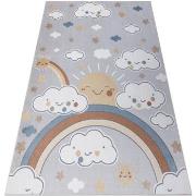 Tapis Rugsx Tapis BONO 8437 Des nuages, ciel, gris 120x170 cm