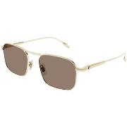 Lunettes de soleil Montblanc MB0218S Lunettes de soleil, Or/Marron, 53...