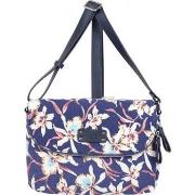 Sac Bandouliere Fuchsia Sac à rabat toile bleu motif fleur Hawaï