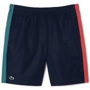 Short Lacoste SHORT TENNIS SPORTSUIT COLOR-BLOCK BLEU MARINE BLEU