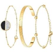 Bracelets Sc Bohème B2313-DORE+B2500-DORE+B2371-DORE