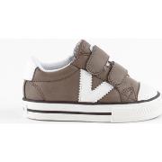 Baskets basses enfant Victoria BASKET BASSE TRIBU EFFET CUIR CONTRASTE...