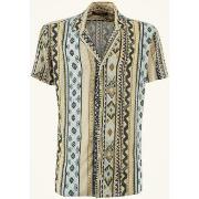 Chemise Yes Zee Chemise homme manches courtes en viscose