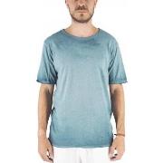 T-shirt Never Enough T-shirt manches courtes en acier bleu