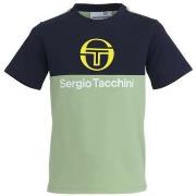 T-shirt enfant Sergio Tacchini TEE SHIRT - NAVY/BLAZING YELLOW - 12 an...