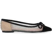 Ville basse Pretty Ballerinas Ballerines en tissu et cuir ivoire