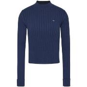 Sweat-shirt Tommy Jeans Pull femme Ref 58984 C87 Marine