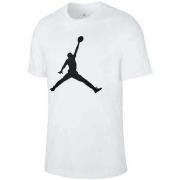 T-shirt Nike NIKE T-SHIRT Homme Jumpman blanc logo