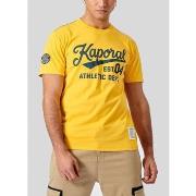 T-shirt Kaporal - T-shirt col rond - jaune