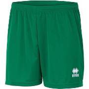 Short enfant Errea Pantaloni Corti New Skin Panta Jr Verde