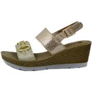 Sandales Inblu Femme Chaussures, Sandales en Faux Cuir, Accessoire dor...