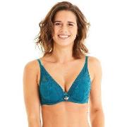 Rembourrés Pomm'poire Soutien-gorge ampliforme coque moulée turquoise ...