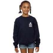 Sweat-shirt enfant Dessins Animés Tweety Pie Striped Faux Pocket