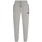 Pantalon BOSS BAS DE SURVÊTEMENT REGULAR FIT GRIS EN JERSEY STRETCH AV...