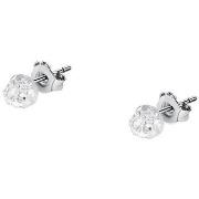 Boucles oreilles Cleor Boucles d'oreilles en argent 925/1000 et crista...