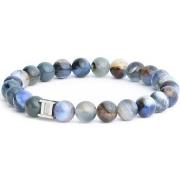 Bracelets Gemini Bracelet Gemini Indigo agathe bleue