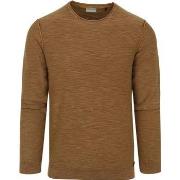 Sweat-shirt No Excess Pull Marron