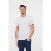 T-shirt Lee Cooper T-Shirt AREO Blanc