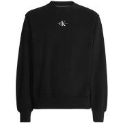 Sweat-shirt Calvin Klein Jeans Sweat homme Ref 58710 BEH Noir