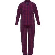 Pyjamas / Chemises de nuit Tom Tailor Pyjama Long coton vichy droit