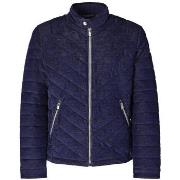 Doudounes Guess Homme Veste Matelassée Effet Velours M94L05 WCAE0 Bleu