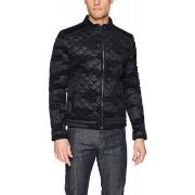 Blouson Guess Blouson Homme Matelassé Camou Military Print Noir