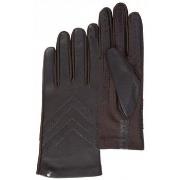 Gants Isotoner gants femme smartouch cuir marron 85125