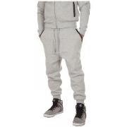 Jogging Vortex Sarouel Basic Loose Gris Chiné