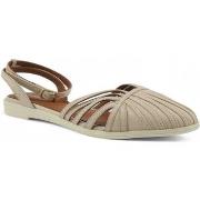 Chaussures Frau Feather Sandalo Donna Vanilla Beige 03B385