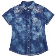 Chemise enfant Guess Chemise Fille Denim Bleu