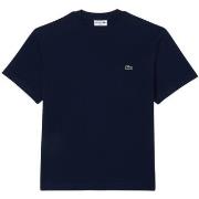 T-shirt Lacoste T shirt homme Ref 62387 166 Marine