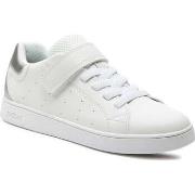 Baskets basses enfant Geox eclyper sneakers white silver