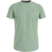 T-shirt Tommy Jeans T shirt Slim Ref 63017 LXY Vert