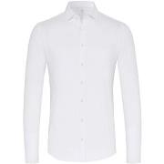 Chemise Desoto Chemise Sans Repassage Jersey Blanche