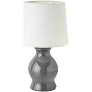 Lampes à poser Unimasa Lampe en céramique grise 26 cm