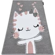 Tapis Rugsx Tapis PETIT KITTY chat, chaton gris 120x170 cm