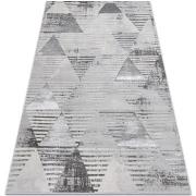 Tapis Rugsx Tapis LIRA E1627 Triangles géométrique, structur 80x150 cm