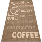 Tapis Rugsx TAPIS EN CORDE SIZAL FLOORLUX 20645 café 200x290 cm