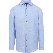 Chemise Suitable Chemise Lin Bleu Clair