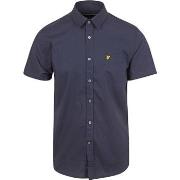 Chemise Lyle And Scott Chemise Short Sleeve Poplin Marine