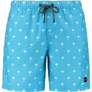 Maillots de bain Shiwi Short de Bain Scratch Palm Bleu