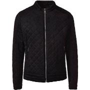 Blouson Guess Blouson Homme Effet Matelassé Noir