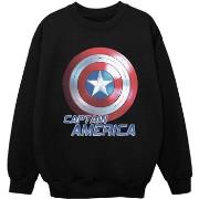Sweat-shirt Marvel Falcon And The Winter Soldier Captain America Shiel...