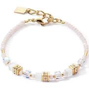 Bracelets Coeur De Lion Bracelet mini-cubes blanc