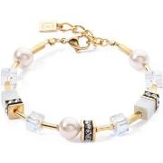 Bracelets Coeur De Lion Bracelet GeoCUBE Iconic Pearl Mix